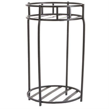 2pk Plant Stand Black