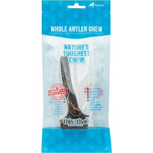 This & That Deer Antler Medium Dog Chew