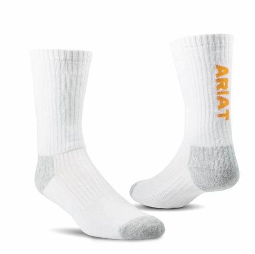 Ariat Sock Premium Cotton Crew White XL