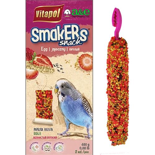 Vitapet Smackers Strawberry Parakeet Stick Treat