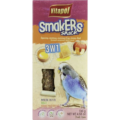 Vitapet Smackers 3in1 Parakeet Stick Treat