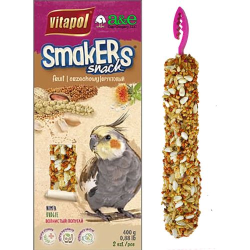 Vitapet Smackers Cockatiel Stick Treat 2pk