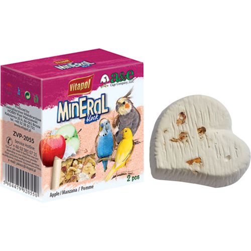 Vitapet Bird Mineral Block Apple Flavored