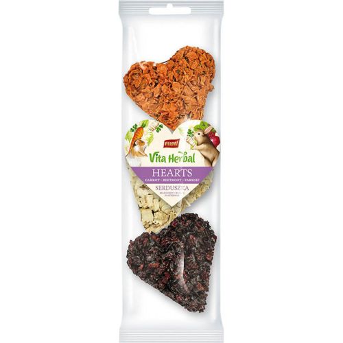 Vitapet Herbal Veggie Heart Treats 3pk