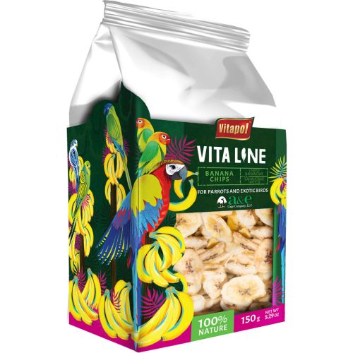 Vitapet Parrot & Exotic Bird Banana Chips Treat