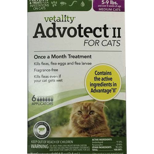 Advotect Ii 9Lb+ Cat Flea & Tick