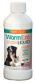 Durvet Wormeze Liquid For Dogs & Cats 8Oz