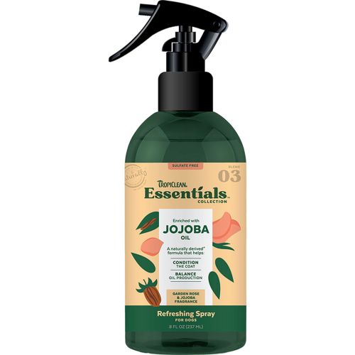 Tropiclean Essentials Refresh Spray Jojoba 8oz