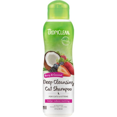 Tropiclean Deep Cleansing Cat Shampoo 12oz