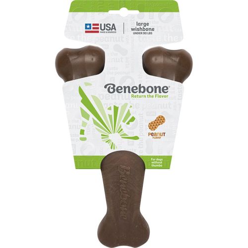 Benebone Wishbone Chew Jumbo Peanut Butter