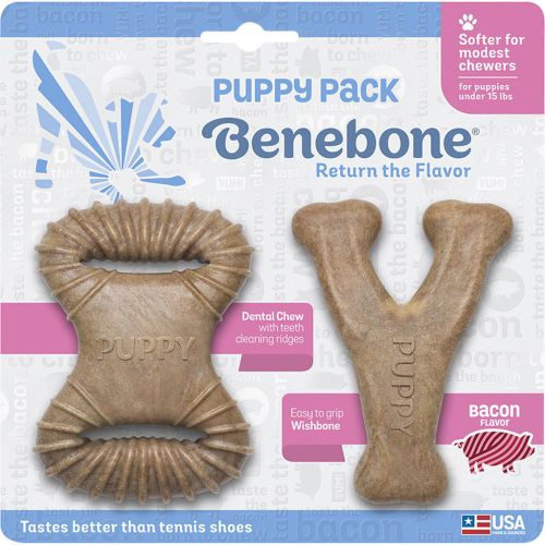 Benebone Wishbone Dental Combo Pack Puppy 2pk