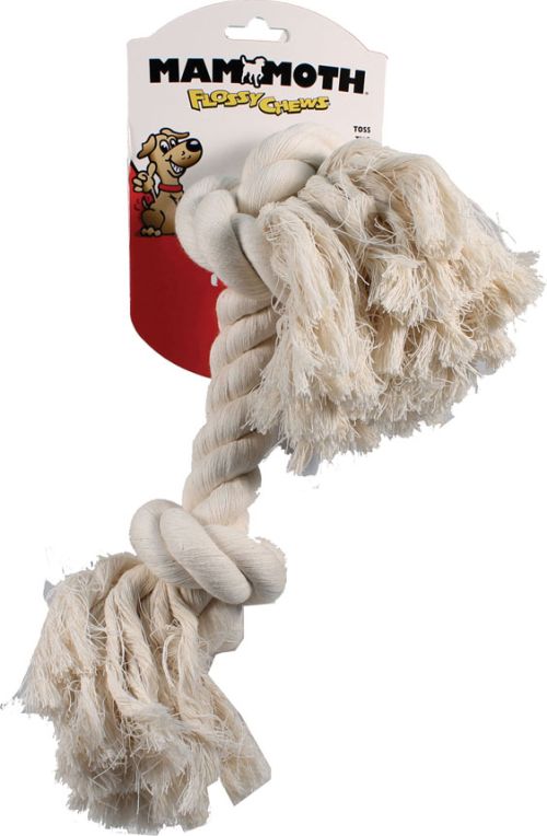 Mammoth Flossy Chew Rope Tug 16" 2 Knot