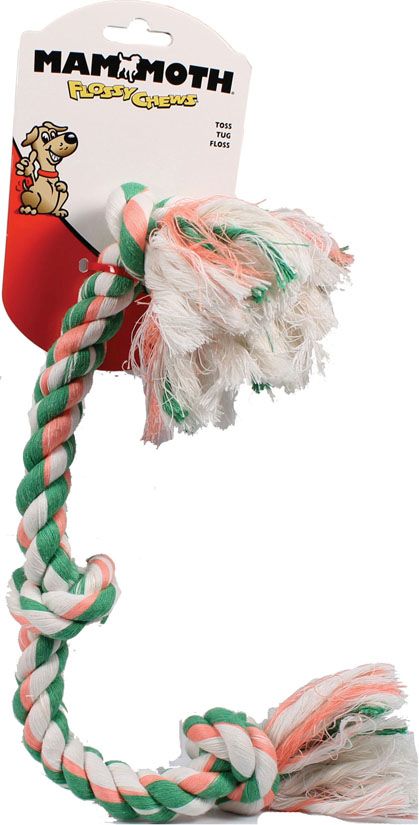 Mammoth Flossy Chew Rope Tug 20" 3 Knot