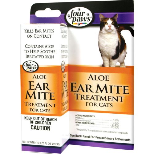 Four Paws Aloe Ear Mite Treatment for Cats