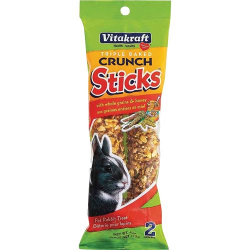 Vitakraft Rabbit Crunch Stick Honey 4Oz