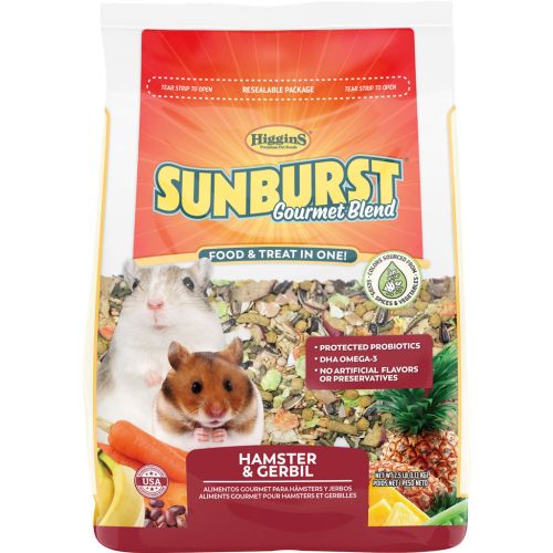 Higgins Sunburst Gourmet Blend Hamster & Gerbil 2.5Lb