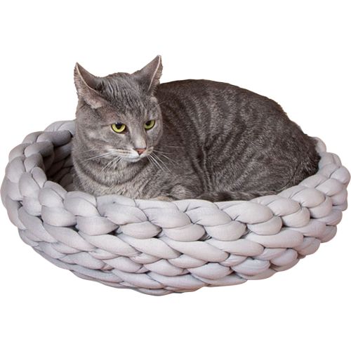 K&h Knitted Pet Bed Gray