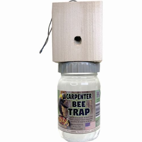 Carpenter Bee Trap Wood/jar
