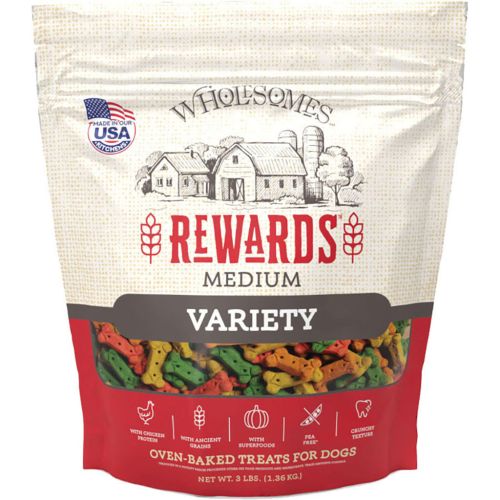 Wholesomes Biscuits Variety Medium 3Lb