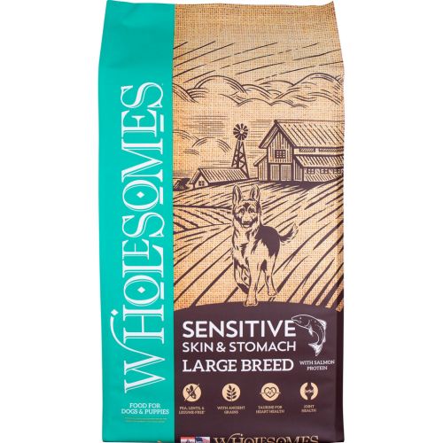 Wholesomes Sensitive Large Breed Salmon & Rice 30lb