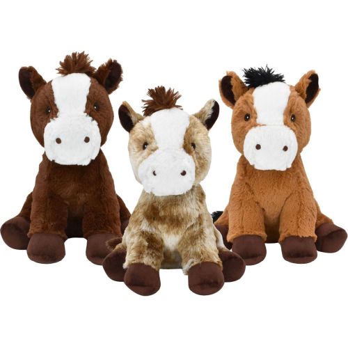 MultiPet 15" Sitting Horse Dog Toy