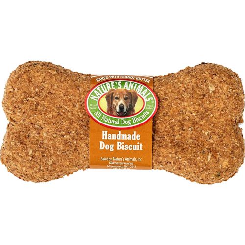 Natures Animals Big Bite Dog Biscuit 4" Peanut