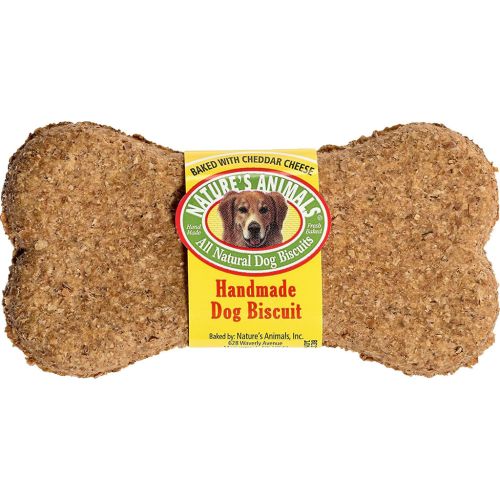 Natures Animals Big Bite Dog Biscuit 4" Cheddar Cheese