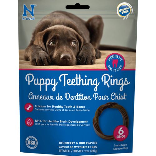 Nbone Puppy Berry/bbq Ring 6pk