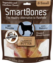 Smartbones Peanut Butter Small 6Pk