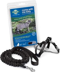 Petsafe Kitty Harness Med Black & Leash