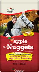 Manna Pro Apple Nugget Horse Treat 1Lb