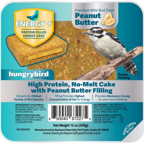 Hungrybird Peanut Butter Energy+ Non-GMO Suet 12oz