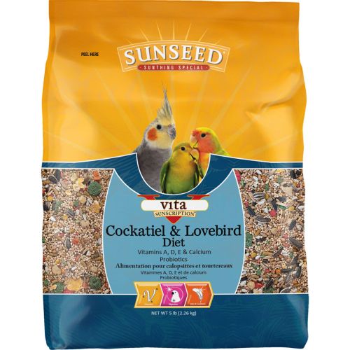 Sunseed Vita Sunscription Cockatiel & Lovebird 5Lb