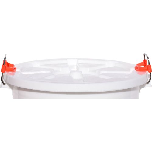 Ts Feed Drum Lid Wht 17gal