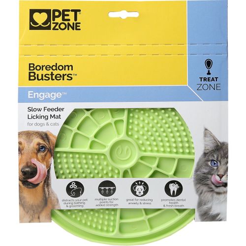 Pet Zone Engage Lick Mat Green