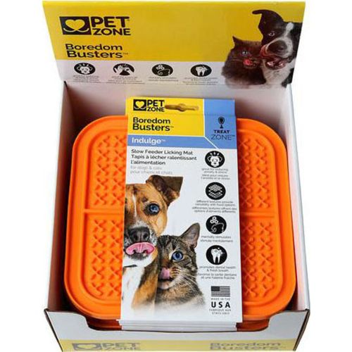 Pet Zone Boredom Busterz Indulge Small Orange