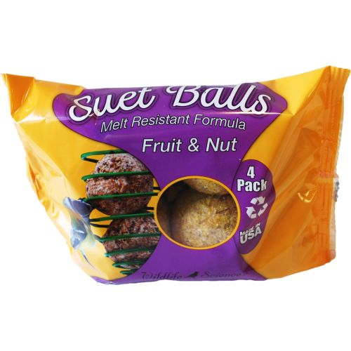 Suet Plus Balls Fruit & Nut 4pk