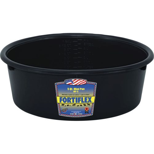 Feed Pan 5Qt Black