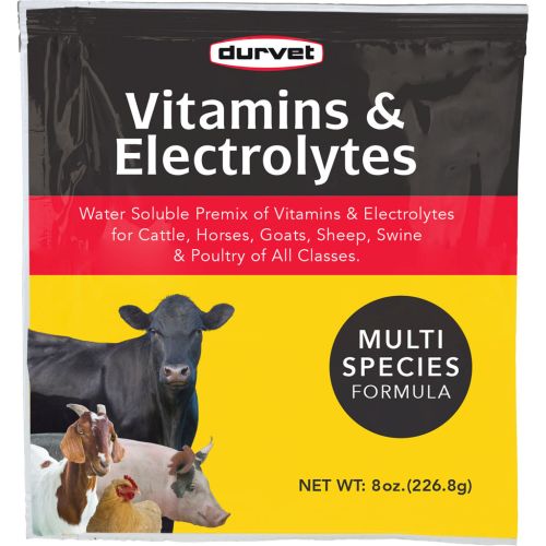 Durvet Vitamins & Elctrolytes Multi-Species 8Oz