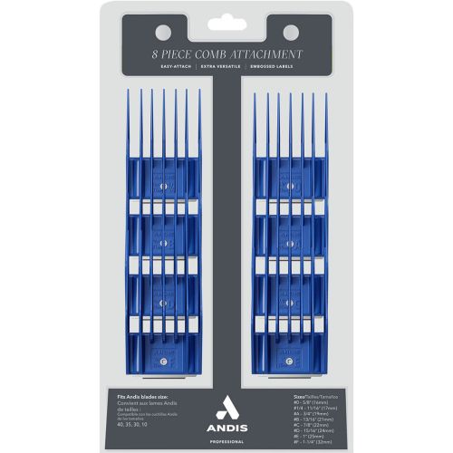 Andis 8Pc Large Comb Set