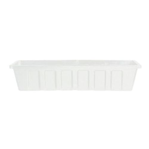 Flower Box 18 Wh Poly