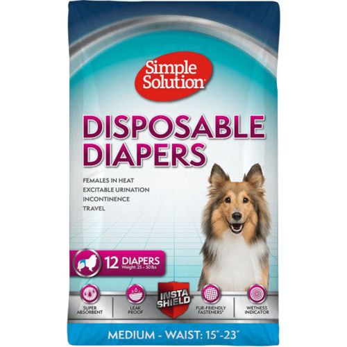 Dog Diaper Disposable Med