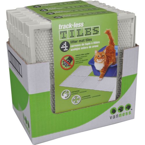 Litter Mat Trackless Tile 4Pk Van Ness