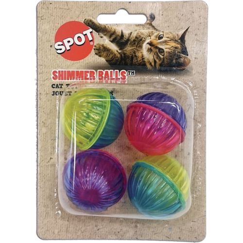 Shimmer Balls 4Pk Cat Toy