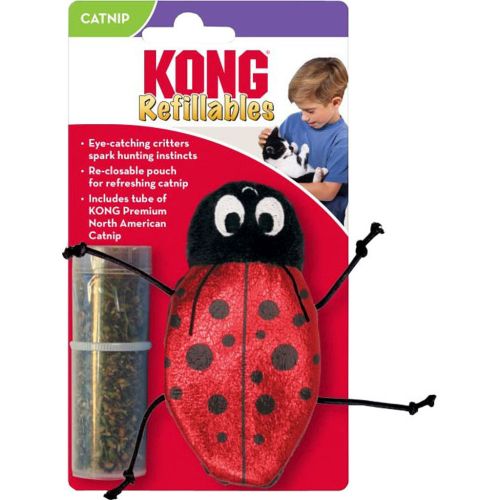 Kong Refillables Lady Bug Cat Toy