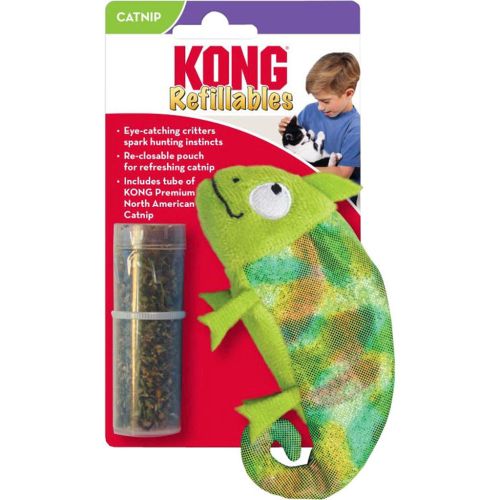 Kong Refillables Chameleon Cat Toy