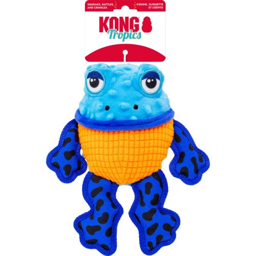 Kong Tropics Rattlez Frog Toy