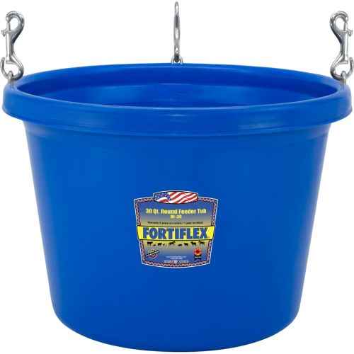 30QT BLUE FEEDER W/Snaps