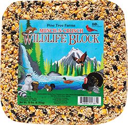 Pine Tree Farms Munch-N-Crunch Wildlife Block 15Lb