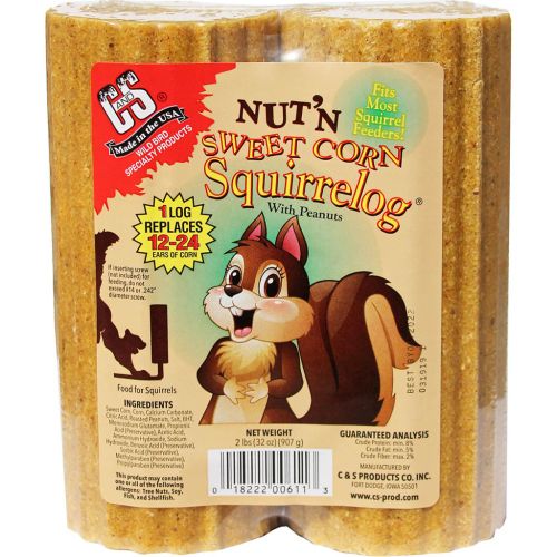 C&S Nut'N Sweet Corn Squirrel Log
